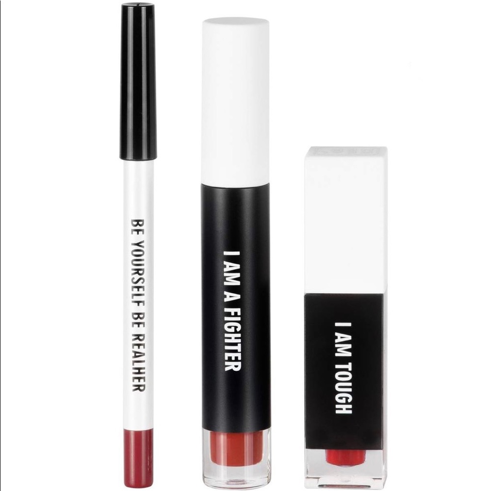 REALHER I Am Fabulous Lip Kit in Deep Red